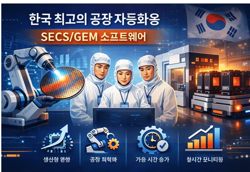 한국 최고의 공장 자동화용 SECS/GEM 소프트웨어
