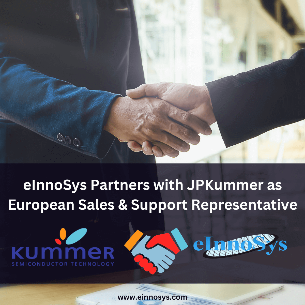 Exciting Announcement – eInnoSys Partners with JPKummer as European Sales & Support Representative