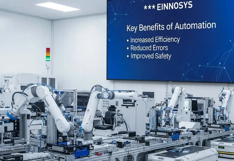 半導體工廠自動化：主要效益與 Einnosys