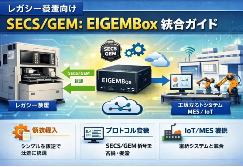 レガシー装置向け SECS/GEM：EIGEMBox 統合ガイド