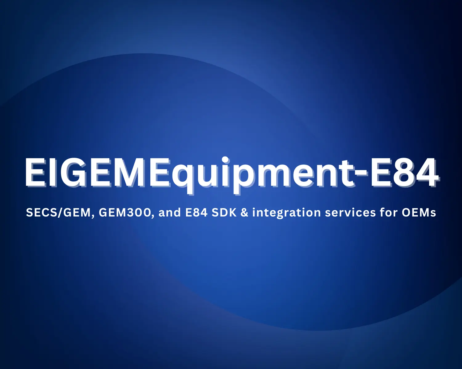 EIGEMEquipment